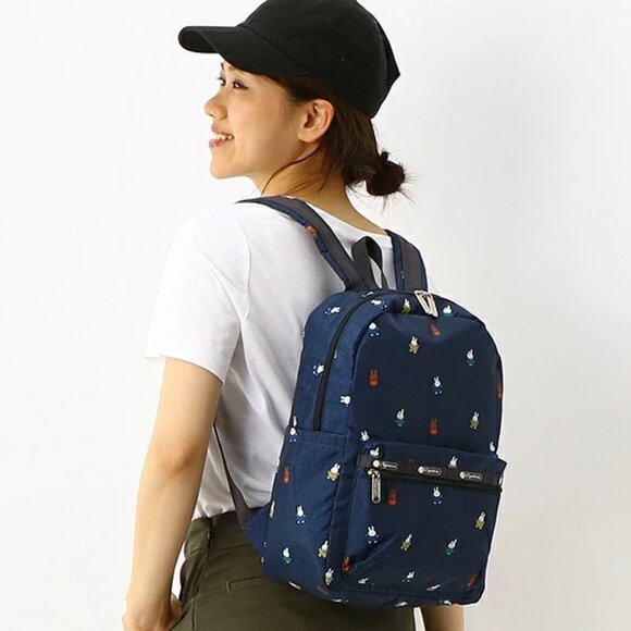 Lesportsac x Miffy Carson Backpack Medium Navy - Picture 3 of 9